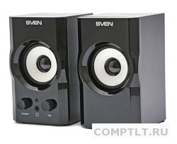 Колонки SVEN 2.0 SPS-605 6Вт черные