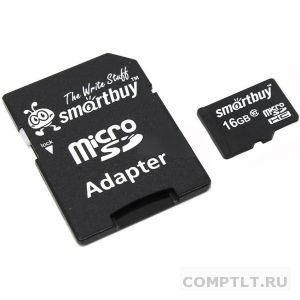 Карта памяти MicroSD 16GB SMART BUY class 10