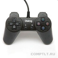 Геймпад Dialog GP-A01 Action - 10 кнопок, USB, черный