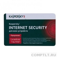 Kaspersky Internet Security Multi-Device 2-Device 1 year Продление card