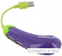 Концентратор USB HUB Neodrive NDH-622E баклажан