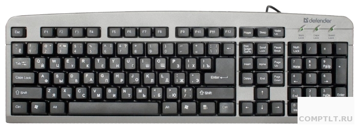 Клавиатура Defender Element HB-520-G USB Серый