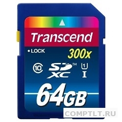 Карта памяти SD 64GB Transcend UHS-U3 45/90mb/s