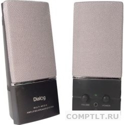 Колонки Dialog AM-11B black 2.0, 6W RMS