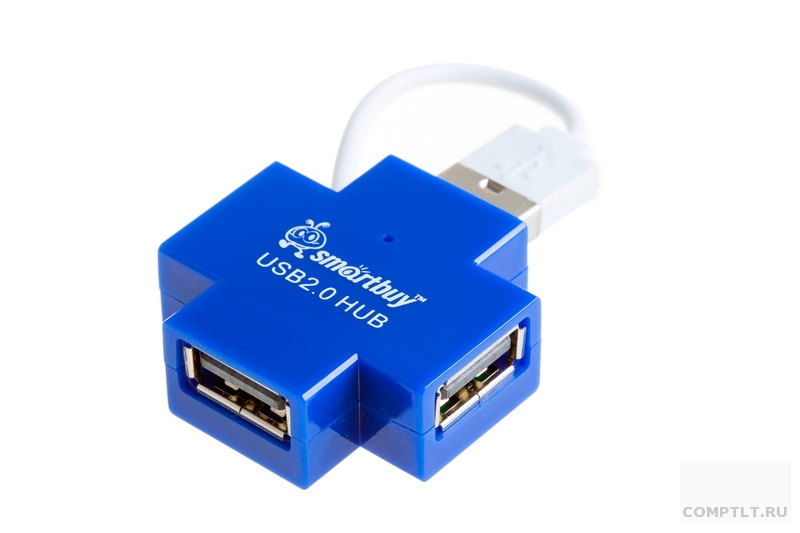 Концентратор USB HUB Smart Buy SBHA-6900-B , 4 порта, USB 2.0