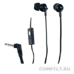 Наушники Perfeo внутриканальные с микрофоном MOBY черные