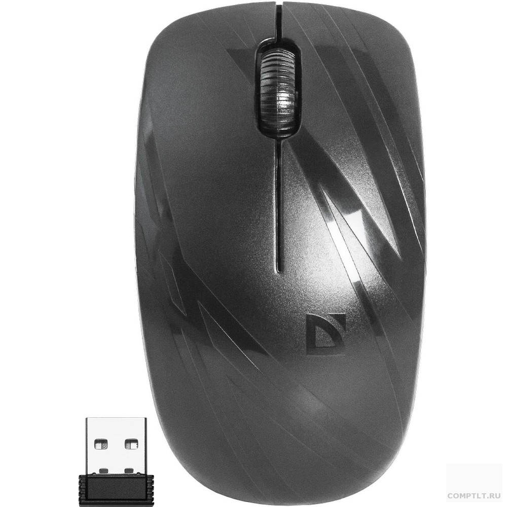 Мышь беспроводная Defender Datum MM-035 черный 1600 dpi