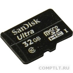 Карта памяти MicroSD 32Gb SanDisk Class 10 UHS-I Ultra