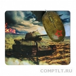Мышь CBR Tank Battle USB сувенирная коврик 1200 dpi