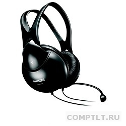 Наушники PHILIPS SHM1900/00 полноразм. с микрофоном