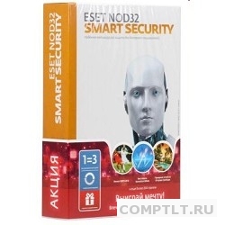 NOD32-ESS-1220BOX ESET NOD32 Smart Security 3ПК 1год или продление 20 мес