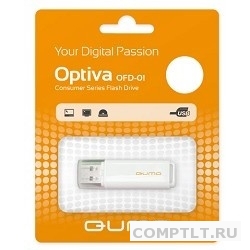 USB 2.0 QUMO 4GB Optiva 01 White QM4GUD-OP1-white