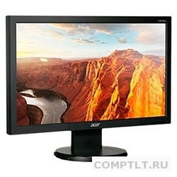 19" Acer V206HQLAb black LCD, Wide 1600 x 900