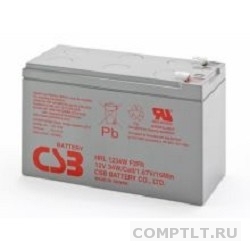 Батарея аккумуляторная 12V 9Ah CSB HR1234W с увеличенным сроком службы 10 лет