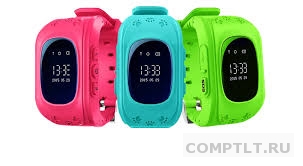 Умные часы Smart GPS Q50 Bluetooth, mSD, GSM синий