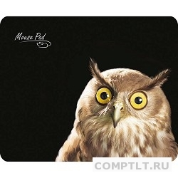 Коврик для мыши Dialog PM-H15 owl черный с рисунком совы