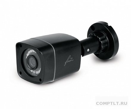 Видеокамера уличная FOX FX-C1P-IR Черная 1.0 CMOS TVI/AHD/CVI,ИК-20м, f2.8