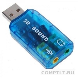 Звуковая карта USB TRUA3D C-Media CM108 2.0 channel out