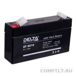 Батарея аккумуляторная 6V 1.2Ah Delta DT 6012