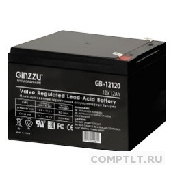 Батарея аккумуляторная 12V 12Ah Ginzzu GB-12120