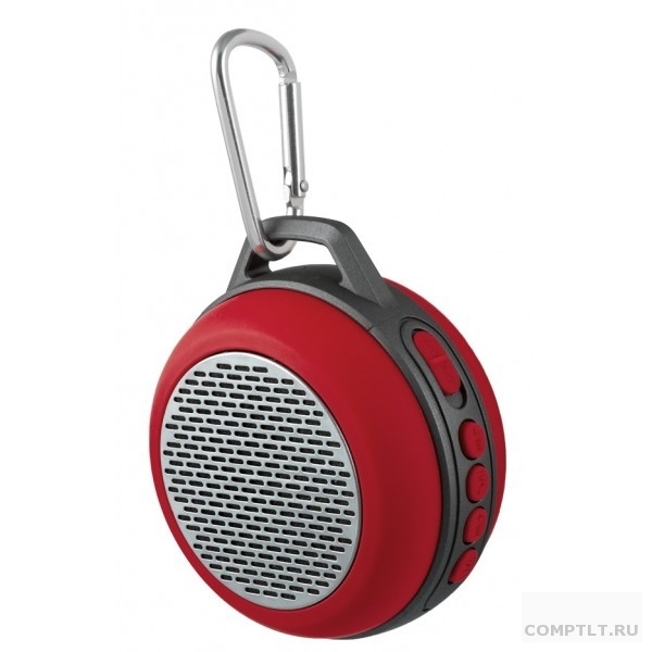 Колонка портативная Perfeo "SOLO" красная Bluetooth, FM, MP3 microSD, AUX, 5Вт, 600mAh