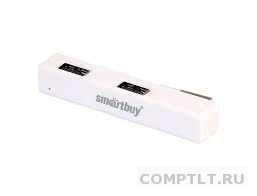 Концентратор USB HUB Smart Buy 408 White, 4 порта, USB 2.0