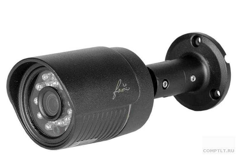 Видеокамера уличная FOX FX-C40F-IR СЕРАЯ 4.0МП CMOS TVI/AHD,ИК-20м цилиндр.