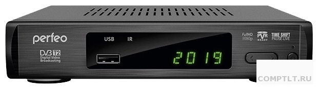Эфирный ресивер Perfeo LEADER DVB-T2, iPTV, HDMI, RCA, 2xUSB, WiFi