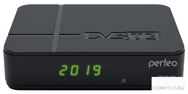 Эфирный ресивер Perfeo COMBI DVB-T2/C, обуч. пульт, HDMI, RCA, 2xUSB, WiFi