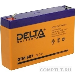 Батарея аккумуляторная 6V 7А/ч Delta DTM 607