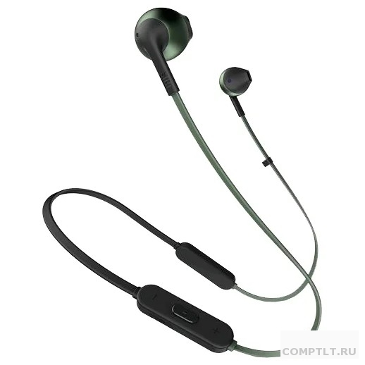 Наушники JBL T205BT зеленый беспроводные bluetooth