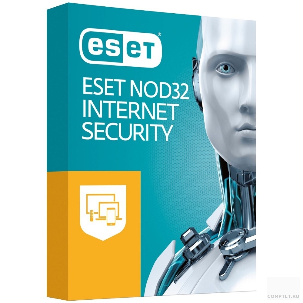 NOD32-EIS-1220BOX-1-3 Eset NOD32 Internet Security 1 год или продл 20 мес 3 устройства 1 год