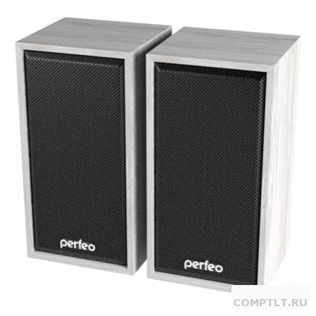 Колонки Perfeo "Cabinet" 2х3 Вт RMS белые USB