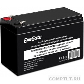 Батарея аккумуляторная 12V 12Ач Exegate HR long life