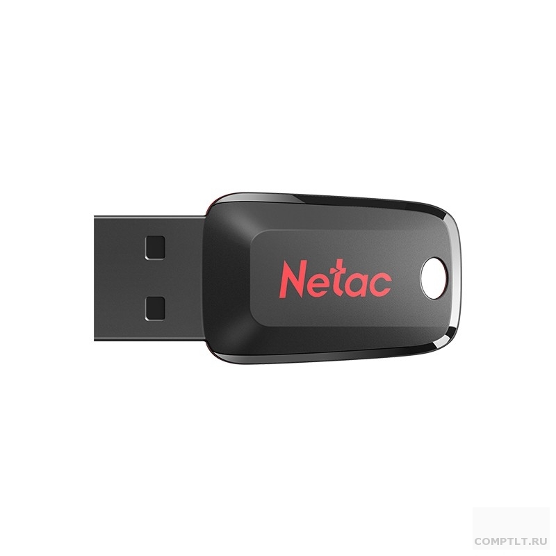 Netac USB Drive 64GB U197 NT03U197N-064G-20BK, USB2.0, пластиковая, черная