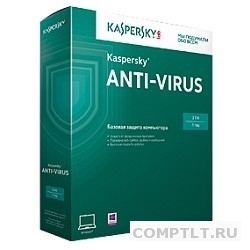 Kaspersky Anti-Virus 2016 Russian Edition. 2-Desktop 1 year Base Box