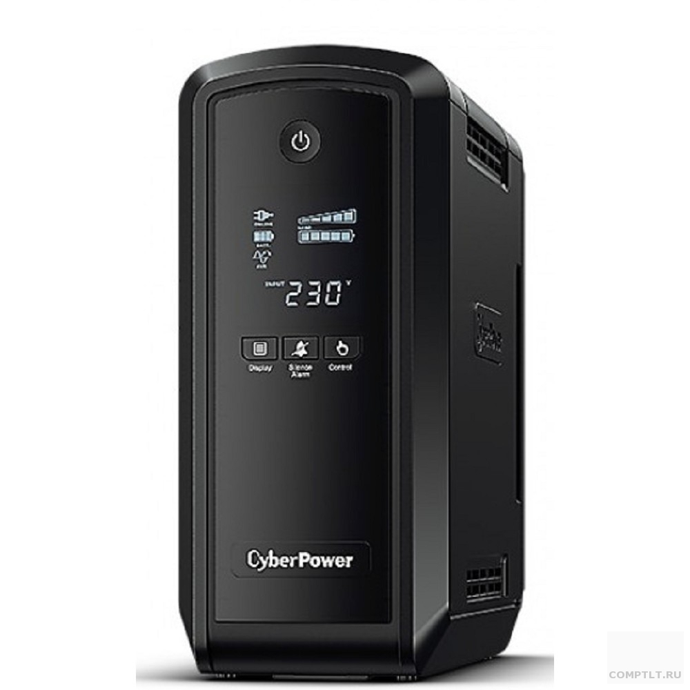 ИБП UPS CyberPower CP900EPFCLCD black 900VA/540W USB/RJ11/45 33 EURO