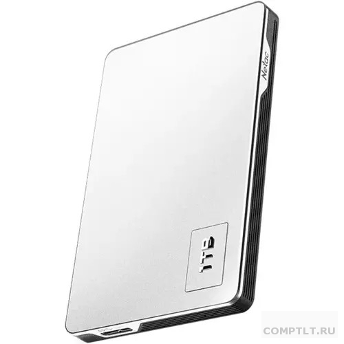 Внешний 2.5" 1TB Netac Portable HDD 1TB USB 3.0 NT05K338N-001T-30SL K338 2.5" серебристый