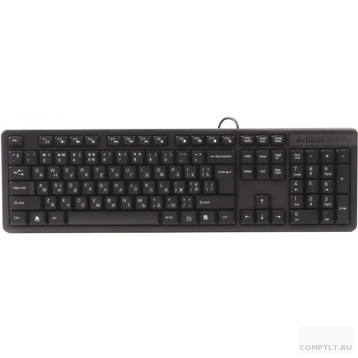 Клавиатура A4Tech KK-3 черный USB 1530244