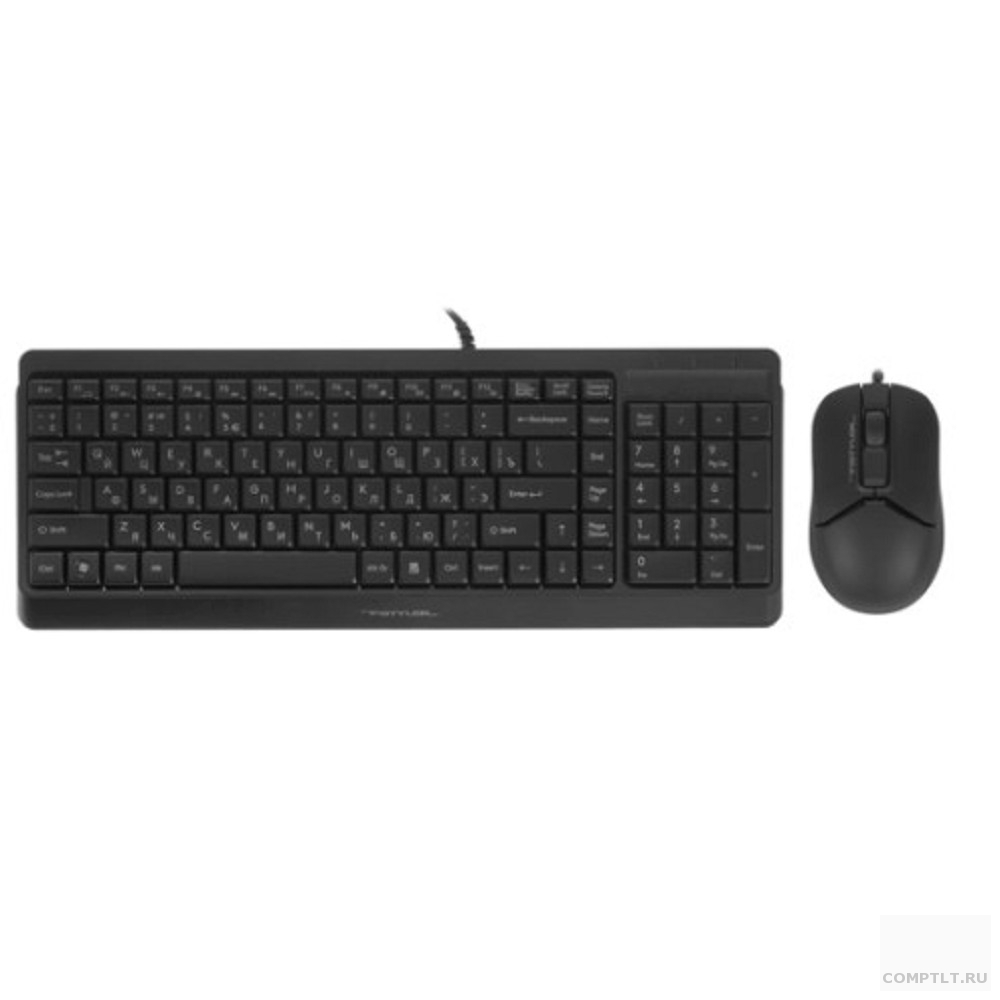 Клавиатура  мышь A4Tech Fstyler F1512 клавчерный мышьчерный USB F1512 BLACK