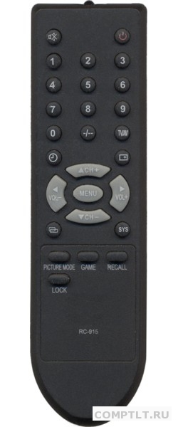 ПДУ для SHIVAKI RC - 916 TV