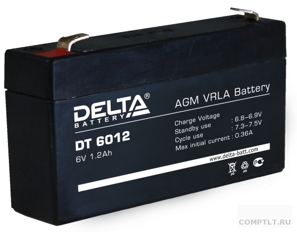 Аккумулятор электрический DELTA DT 6012