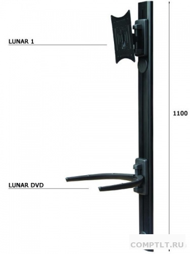 Кронштейн OMB LUNAR GENIO, ТВ, 15"-37", 2 ст. свободы, 30 кг