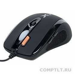 A-4Tech Мышь X7-710BK черный USB, 2000dpi, встр. память 16Кб, 1000ГЦ, 7 кнопок. 94397