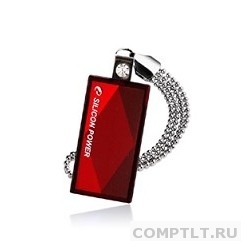 Silicon Power USB Drive 4Gb Touch 810 SP004GBUF2810V1R USB2.0, Red