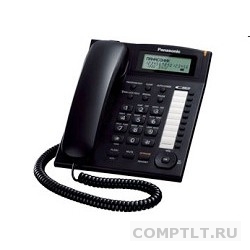 Panasonic KX-TS2388RUB черный индикатор вызова,повторный набор последнего номера,4 уровня громкости звонка