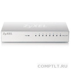 ZYXEL GS-108BV3-EU0101F/GS-108B Коммутатор v2/v3, 8 портов 1000 Мбит/с, настольный, металлический корпус