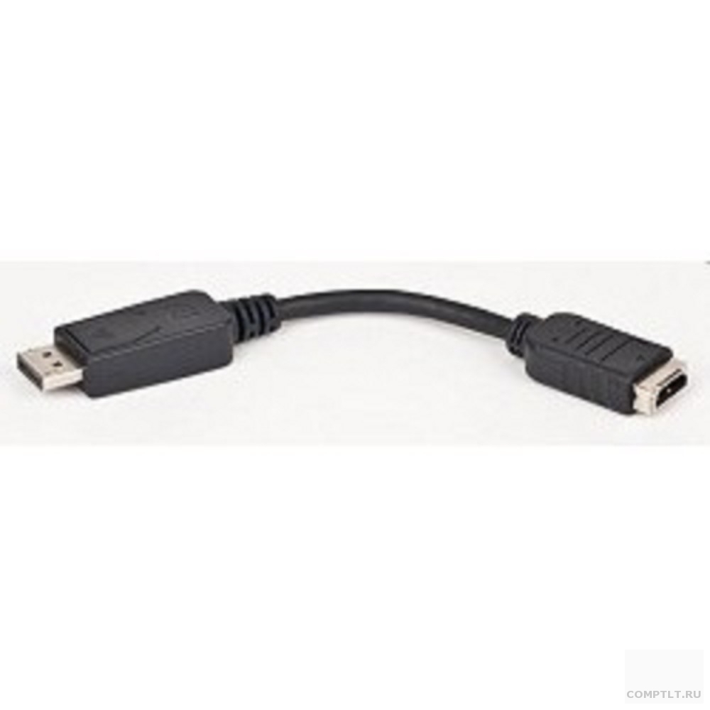 Gembird Переходник DisplayPort - HDMI 20M/19F, пакет черный A-DPM-HDMIF
