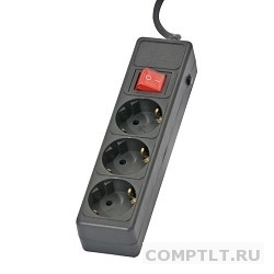 SVEN Фильтр Optima Base 3.0m 3 евророзетки, черный