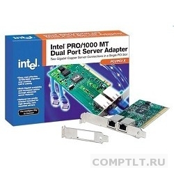 INTEL PWLA8492MT - OEM, Сетевая карта PRO/1000 MT Dual Port Server Adapter 844143/847743